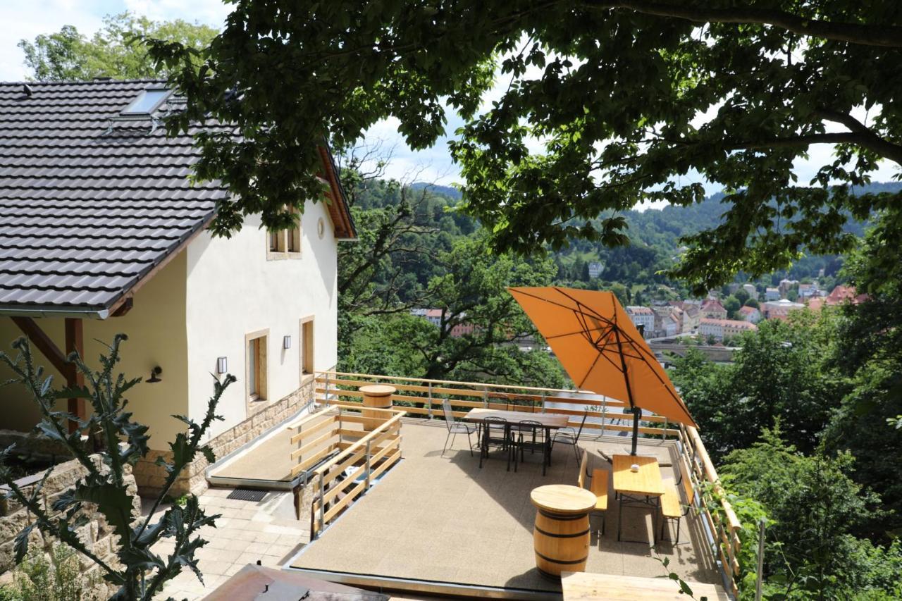 Luxusboofe - Ferienhaus Am Lilienstein Кенігштайн-ан-дер-Ельбе Екстер'єр фото